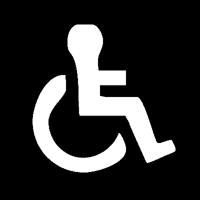 Objekt teilweise für Rollstuhlfahrer geeignet