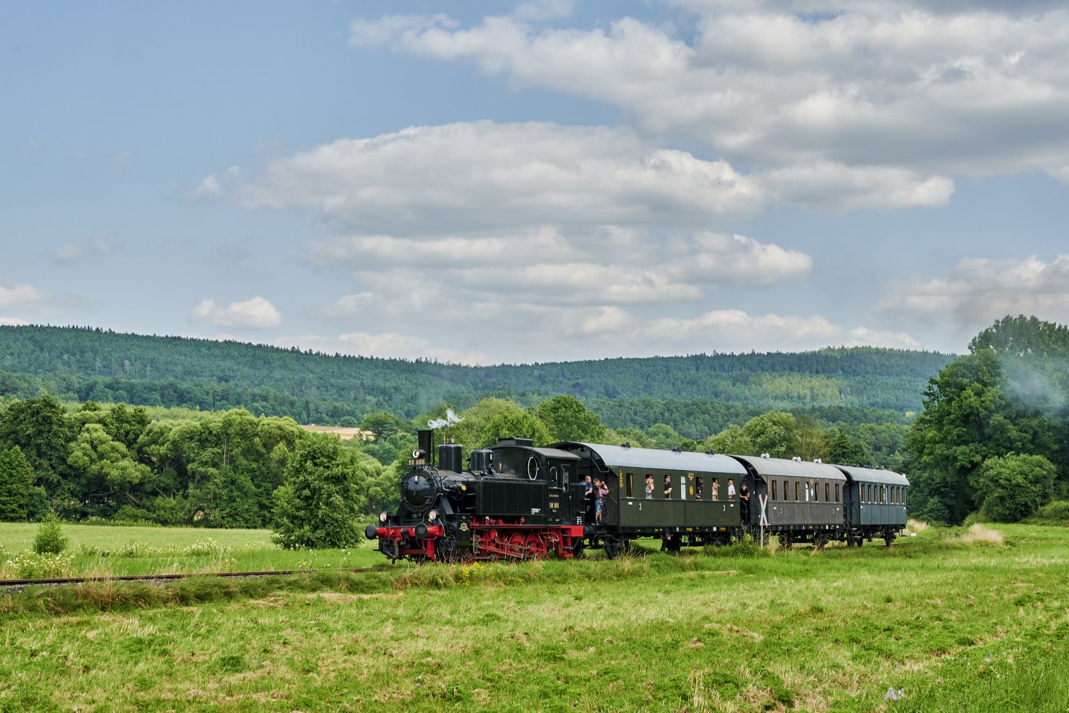 Dampfzugfahrten mit dem "Rhön-Zügle"