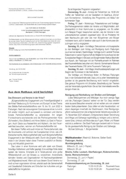 thumbnail of Partnerschaftstreffen_2022_Mitteilung Nr. 11