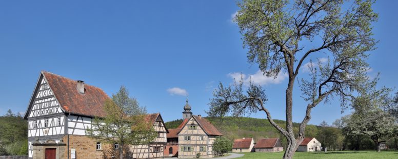 StartSchuss im Fränkischen Freilandmuseum Fladungen