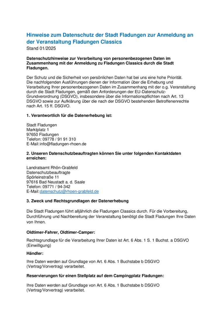 thumbnail of Hinweise zum Datenschutz Anmeldung Fladungen Classics_2025