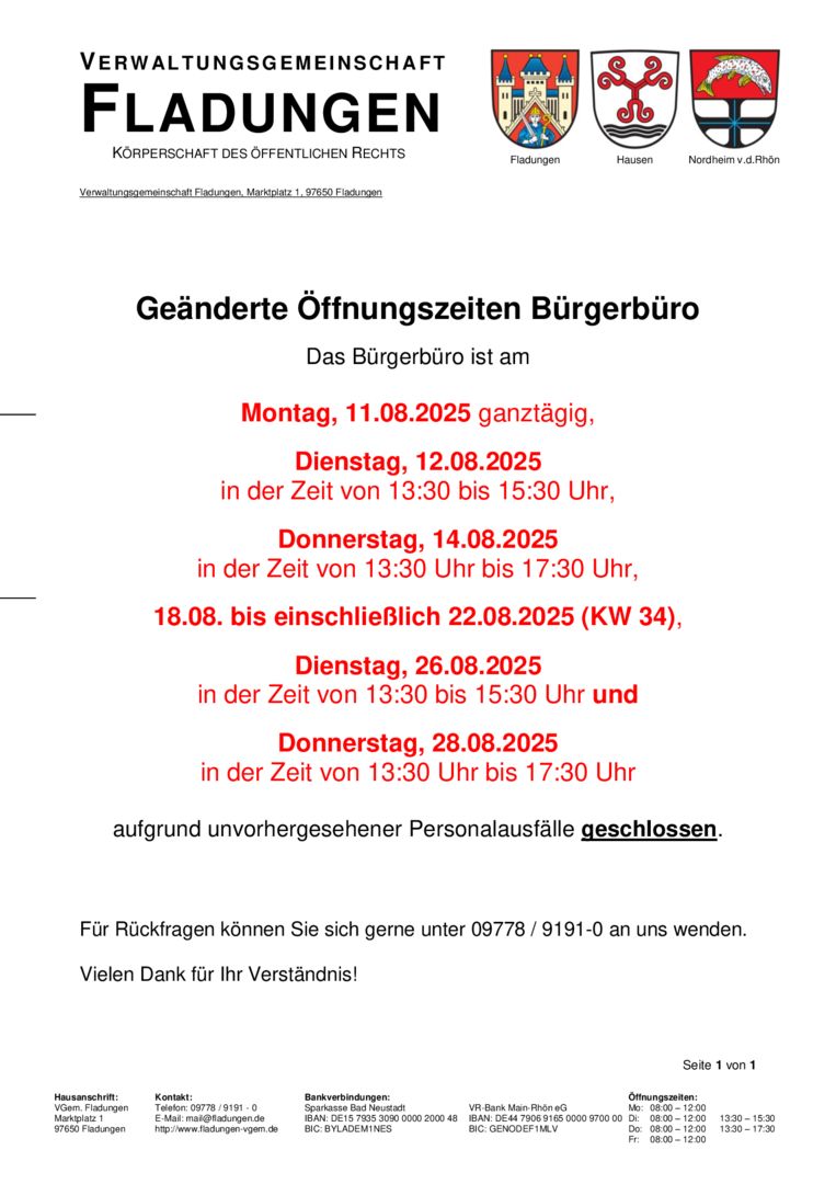 thumbnail of Bürgerbüro geschlossen 1