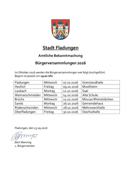 thumbnail of Bürgerversammlungen 2026 Bekanntmachung